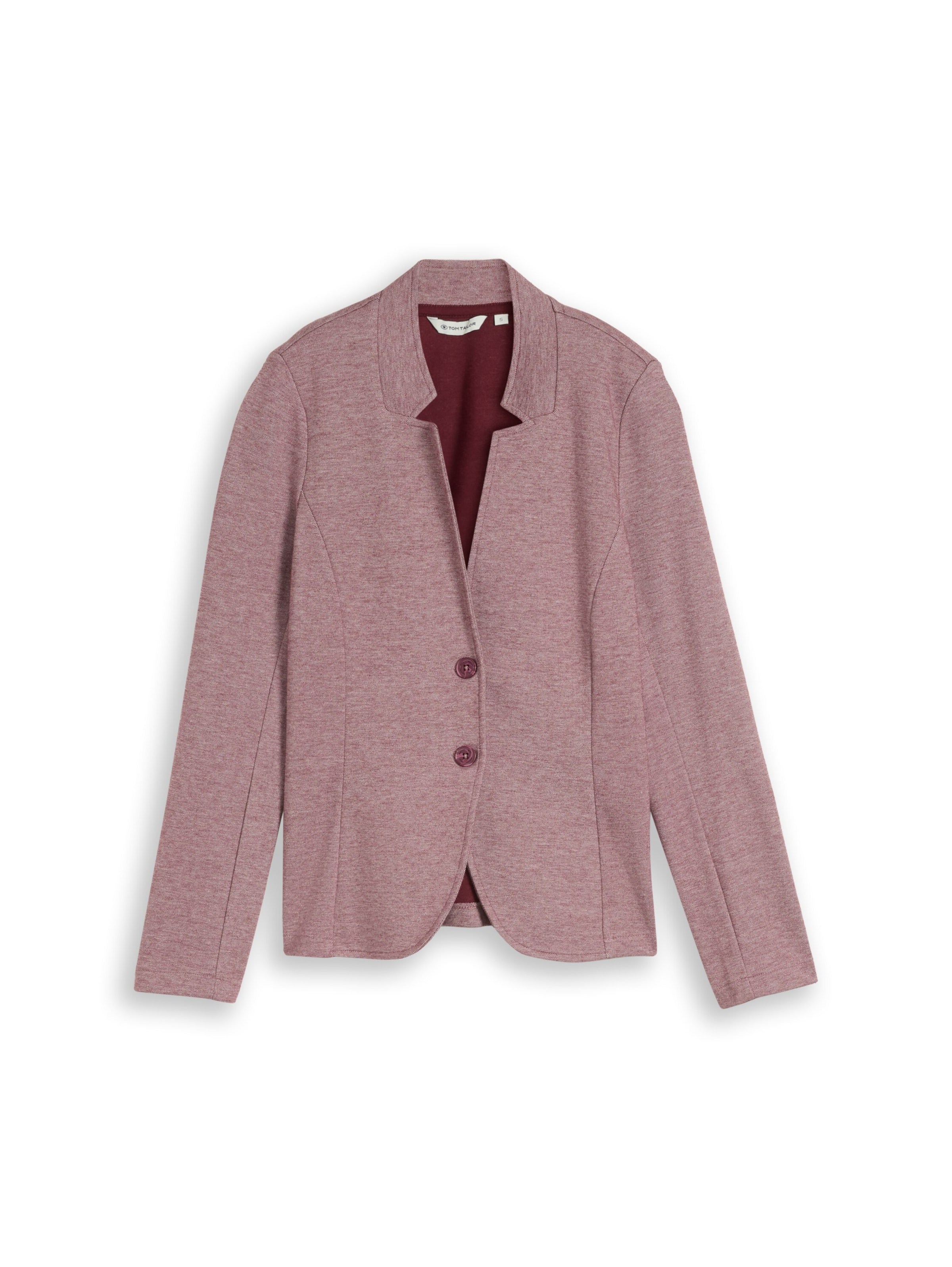 Blazer TOM TAILOR en violet : devant