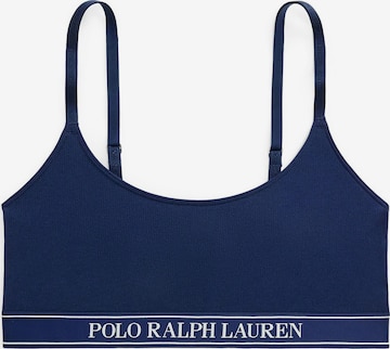 Bustier Soutien-gorge ' Polo Essentials ' Polo Ralph Lauren en bleu : devant