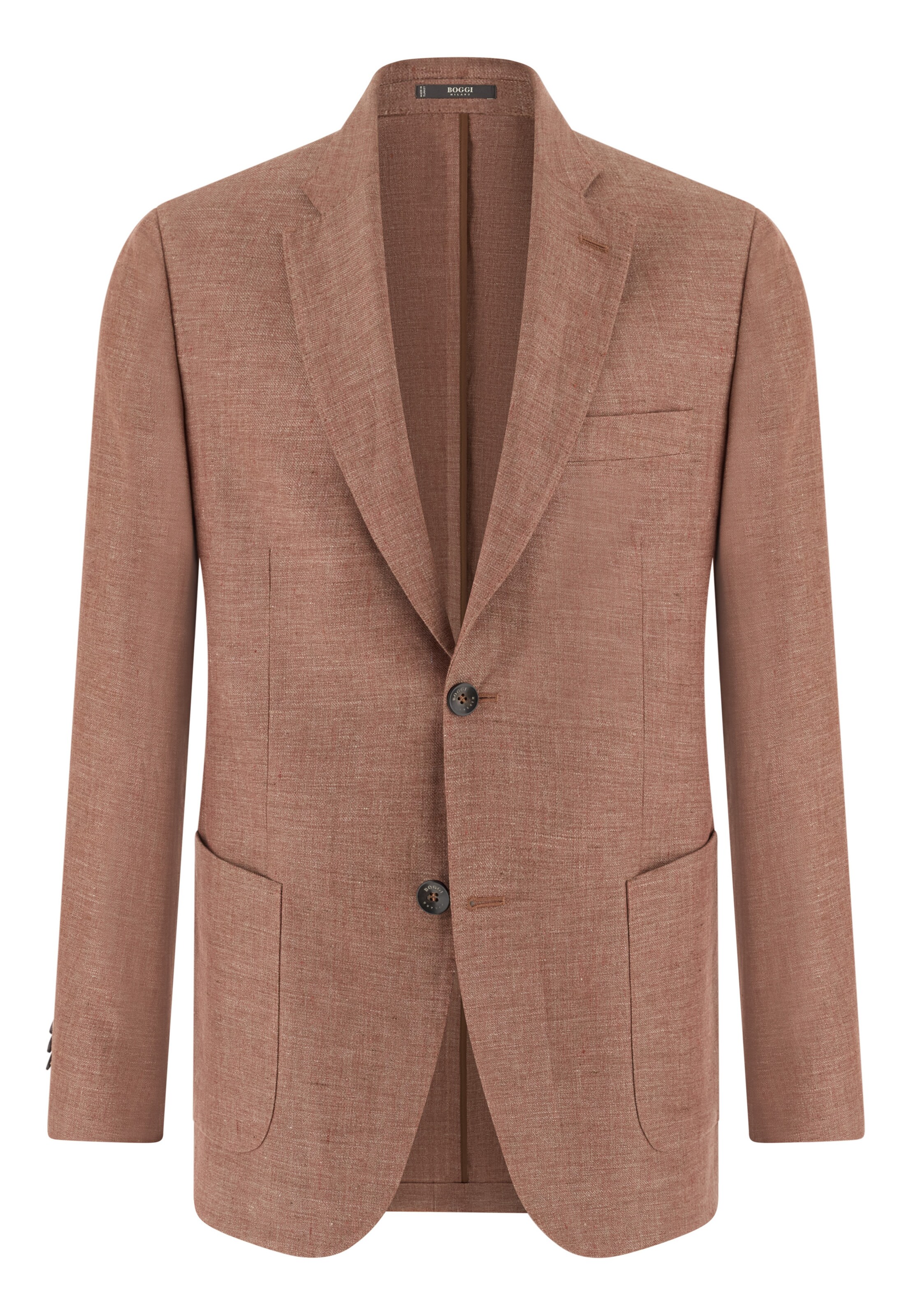 Boggi Milano Comfort fit Business Blazer in Orange: front