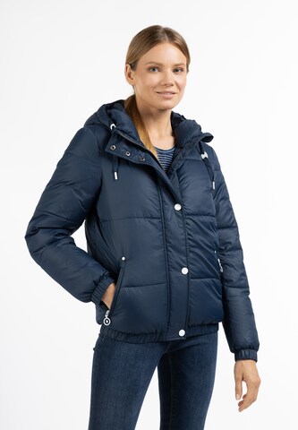 DreiMaster Maritim Winter Jacket in Blue: front