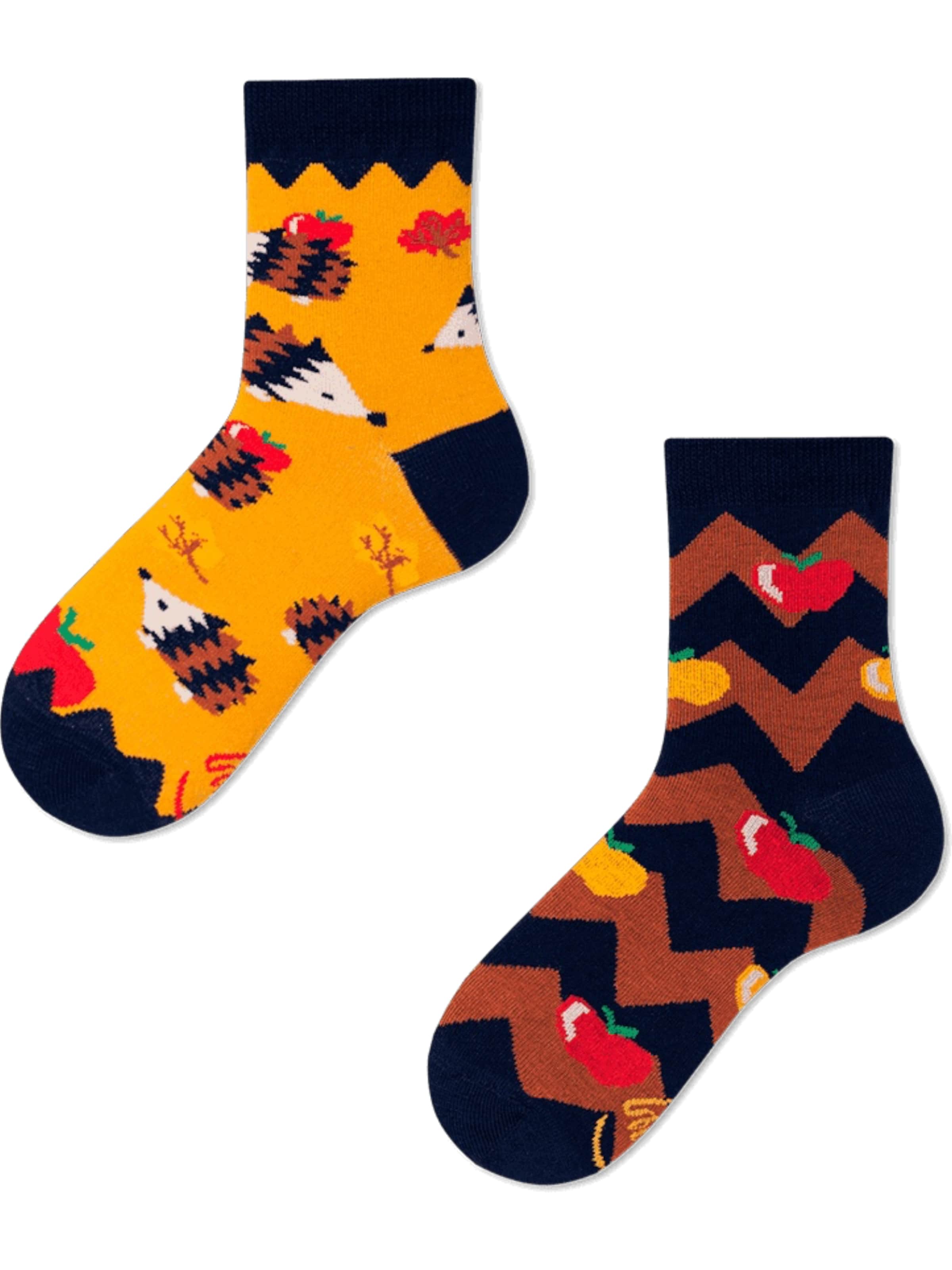 Many Mornings Socks in Blue: front