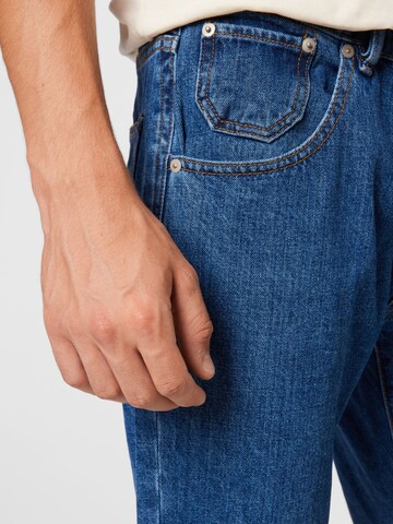 JACK & JONES - Tapered Calças de ganga 'Frank' em azul