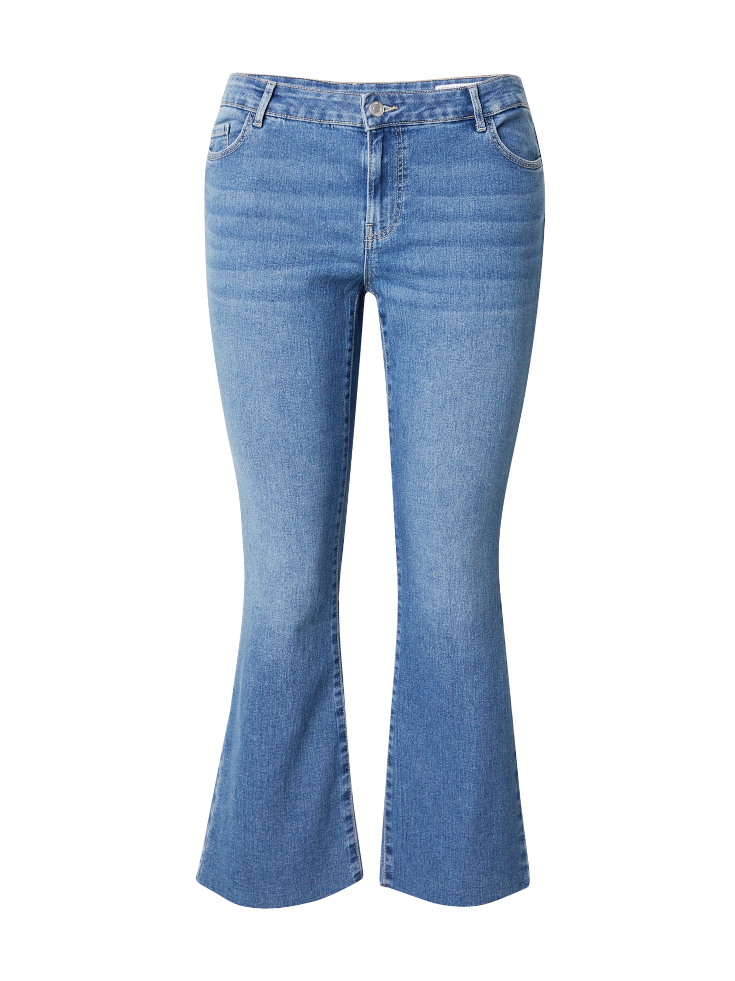 Vero Moda Curve Flared Jeans 'VMCSHEILA' in Blau: Vorderseite