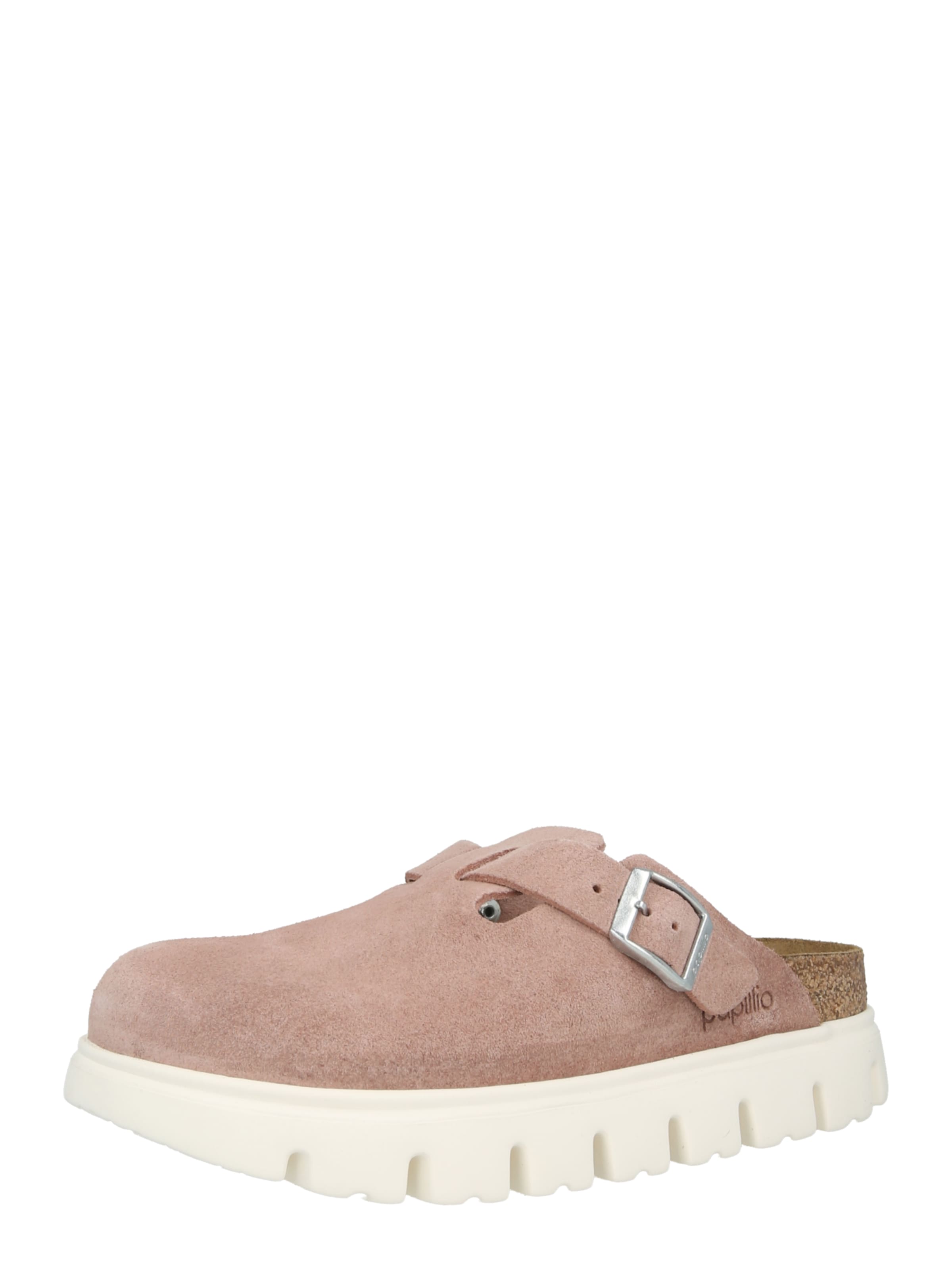 Chaussure basse 'Boston Chunky LEVE Pink Clay' BIRKENSTOCK en rose : devant