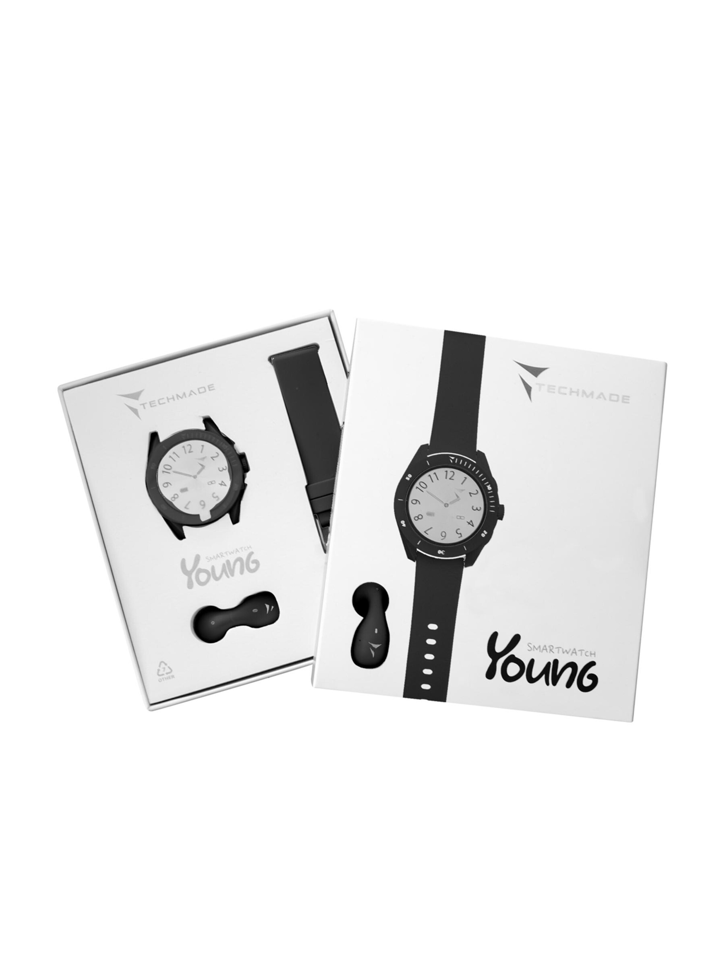 Techmade Digital Watch in Black