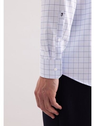 Coupe regular Chemise business SEIDENSTICKER en bleu