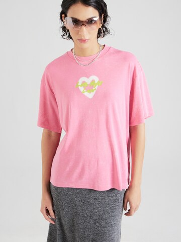 T-shirt 'Dazalena' HUGO en rose : devant