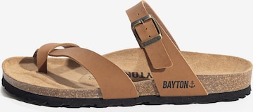 Bayton T-bar sandals 'TRIADE' in Beige: front