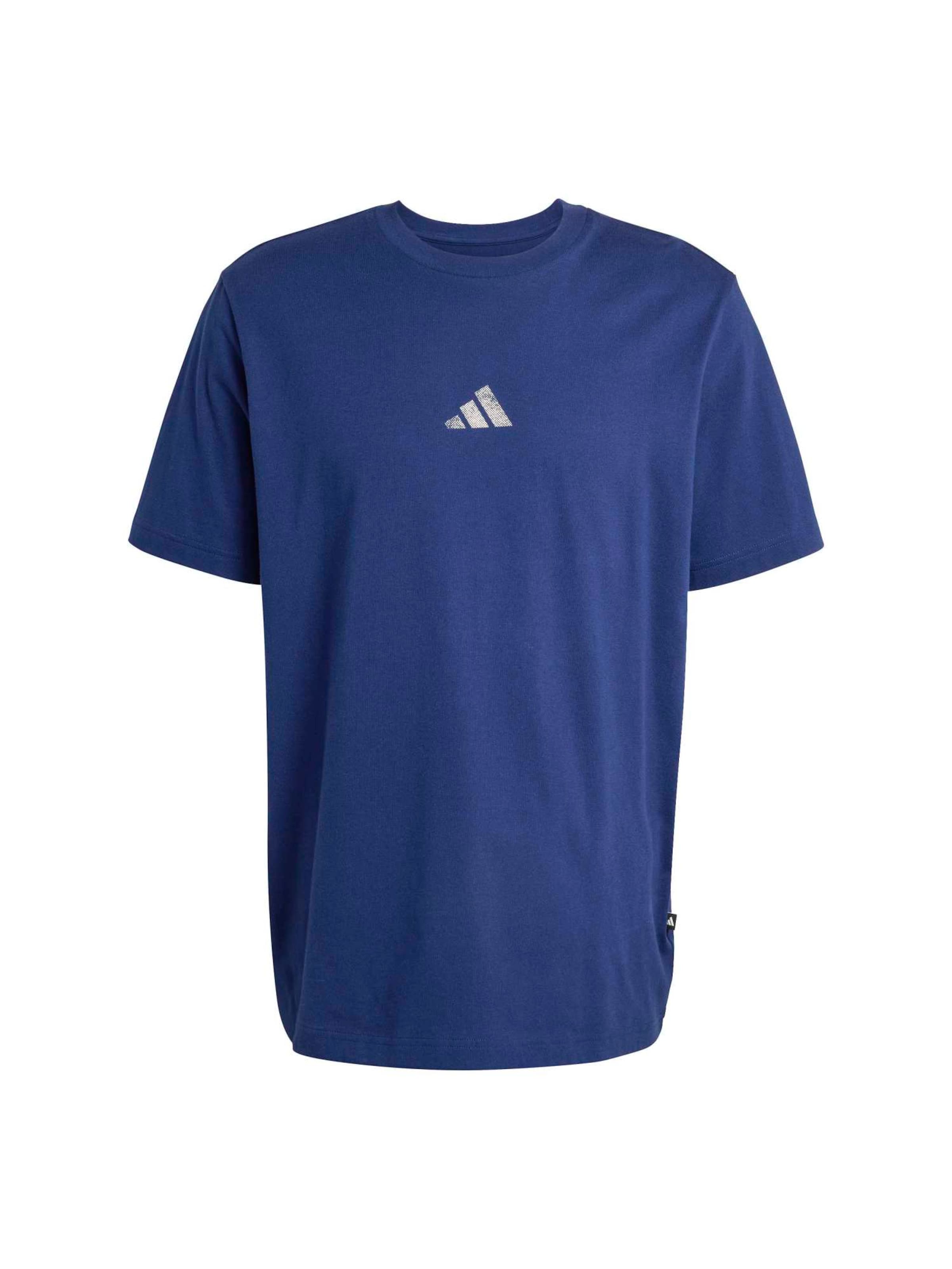 ADIDAS SPORTSWEAR Λειτουργικό μπλουζάκι 'STAD' σε μπλε / πορτοκαλί / λευκό, Άποψη προϊόντος