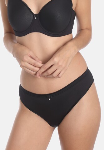 sassa Panty 'SENSUAL PEBBLE' in Black: front