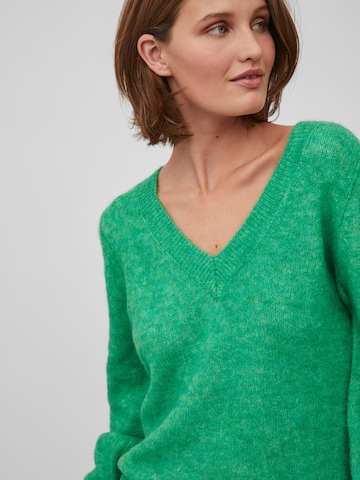 VILA Sweater 'Jamina' in Green