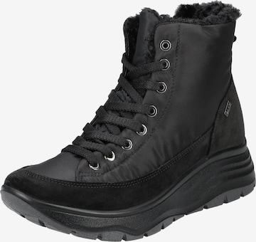 Stivaletto stringato di IGI&CO in nero: frontale