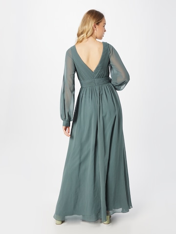 Robe de soirée mascara en vert