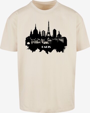 T-Shirt 'Cities Collection' F4NT4STIC en beige : devant