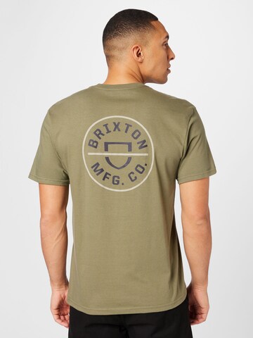 Brixton T-Shirt 'CREST' in Grün