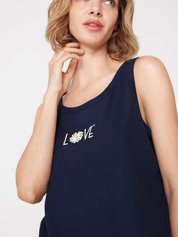 Tezenis Pajama Shirt in Blue