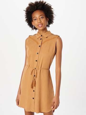 ONLY Shirt Dress 'ARIZONA' in Beige: front
