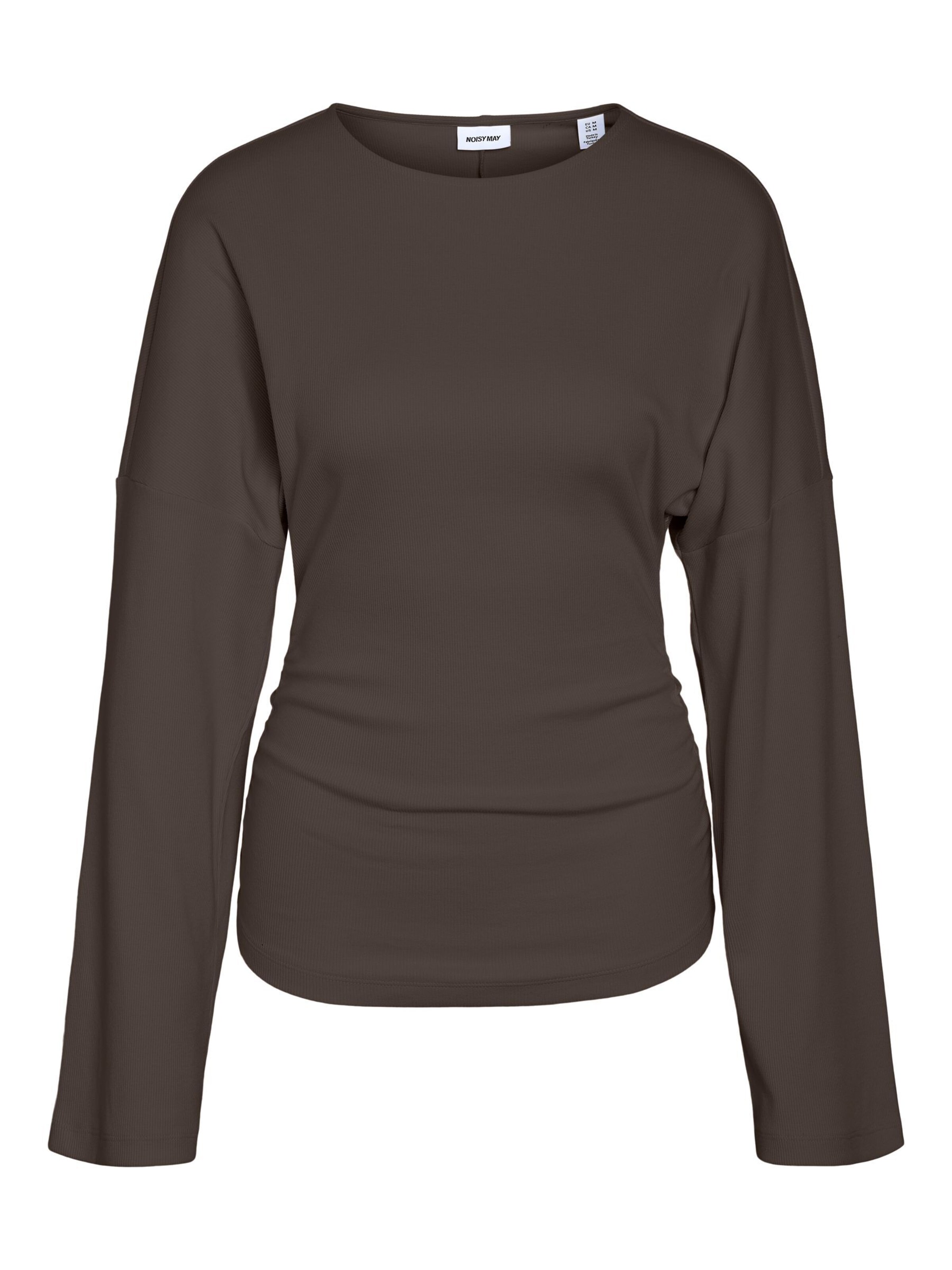 Noisy may Shirts 'NMAbbi' i brun: forside