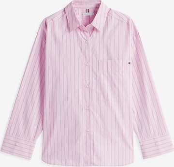Chemisier TOMMY HILFIGER en rose : devant