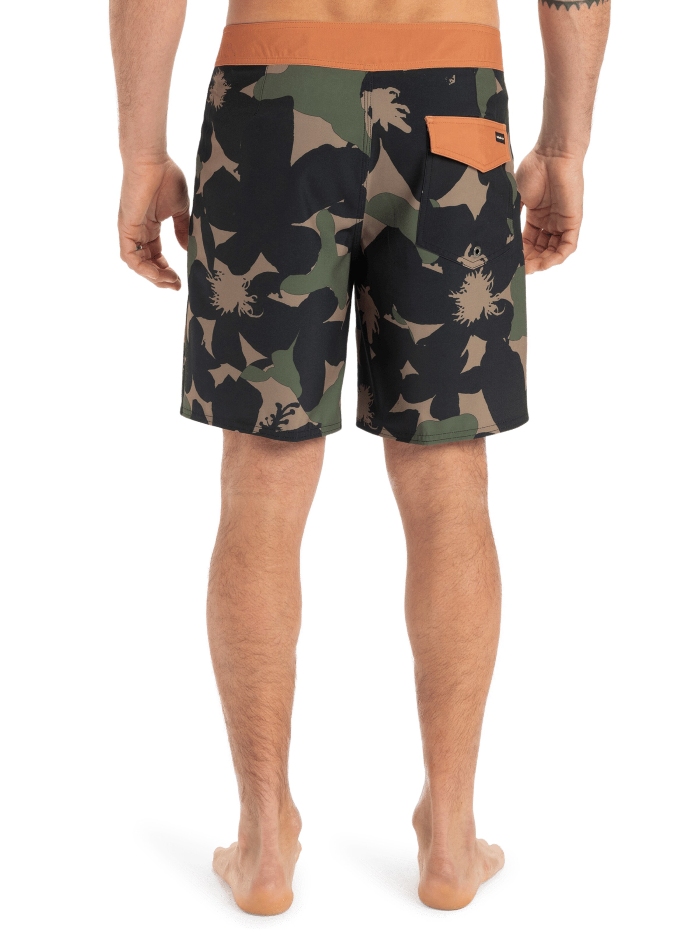 QUIKSILVER Boardshorts 'Surfsilk Straight Leg 18' in Schwarz