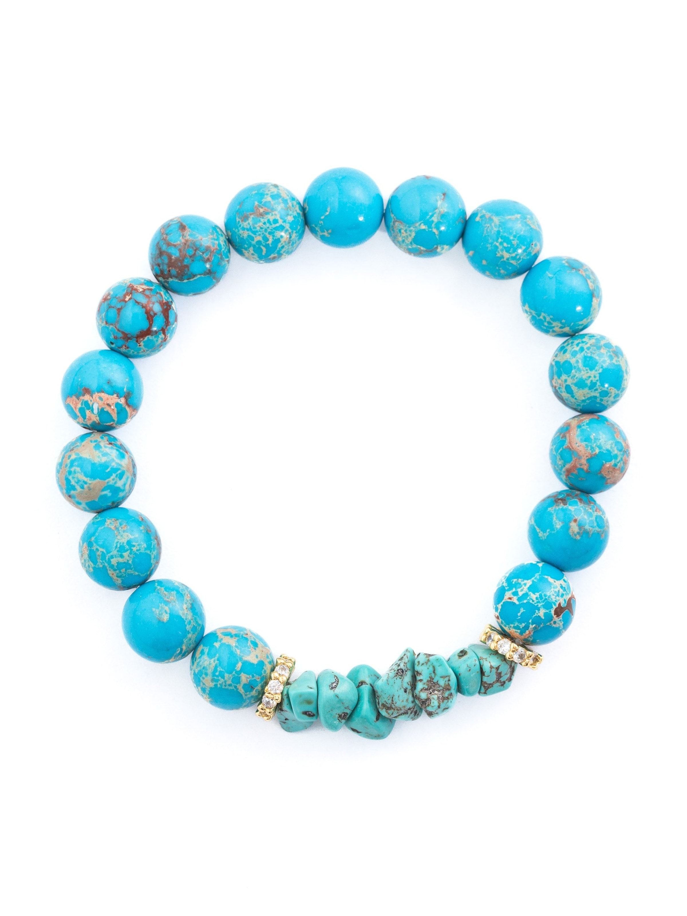 Secret Stones Armband 'Mindfield' in Blau