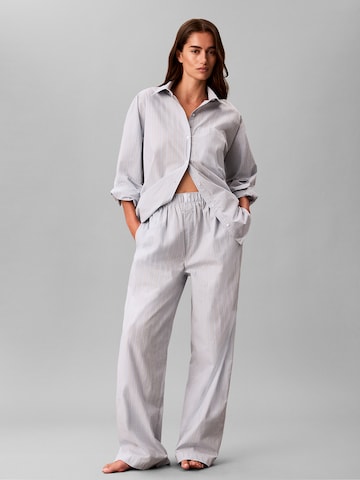 Calvin Klein Underwear Pyjamabroek in Blauw: voorkant