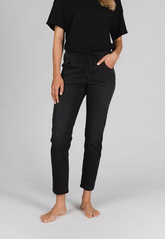 Skinny Pantalon Angels en gris : devant