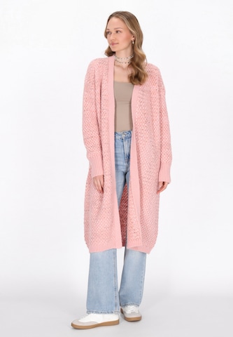 MYMO Knit cardigan in Pink