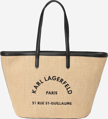 smėlio Karl Lagerfeld Rankinė ant peties 'RSG': priekis