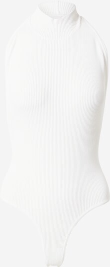 Nasty Gal Shirt Bodysuit in White, Item view