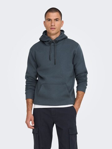 Only & Sons Regular fit Sweatshirt 'Ceres' in Grijs: voorkant