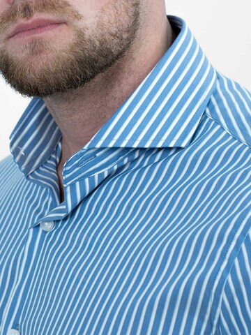 Vercate Slim Fit Businesshemd 'No. 6' in Blau