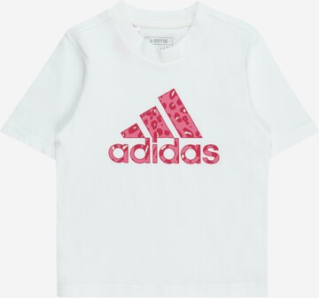 ADIDAS SPORTSWEAR Λειτουργικό μπλουζάκι σε λευκό: μπροστά