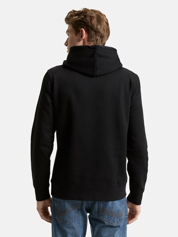 TOM TAILOR Sweatshirt in Black