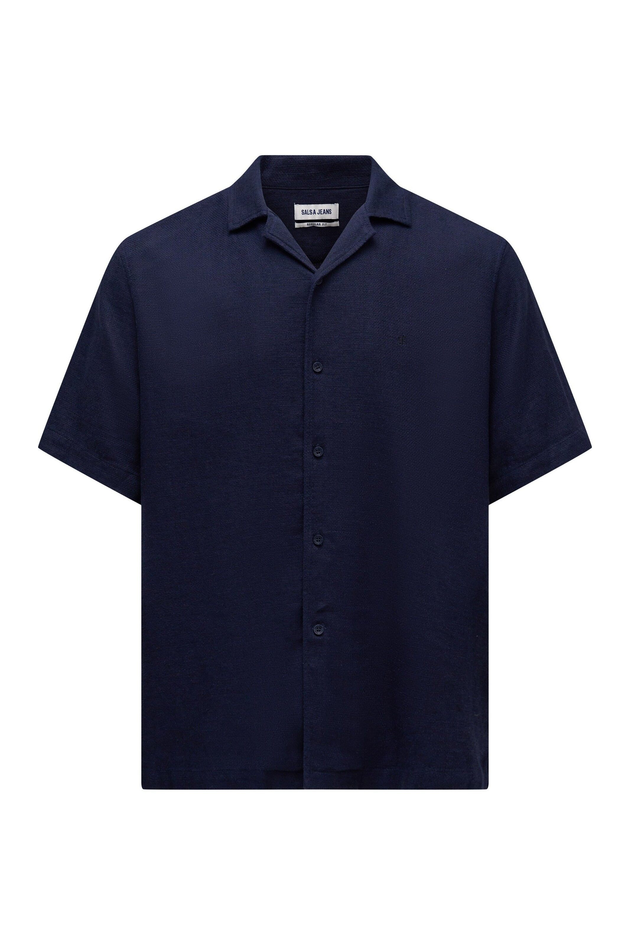 Salsa Jeans Regular Fit Hemd in Blau: Vorderseite