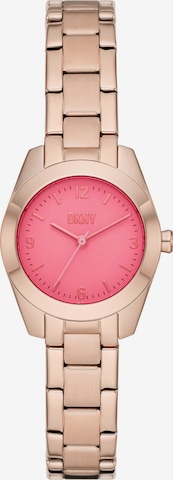 DKNY Analoguhr in Pink: predná strana