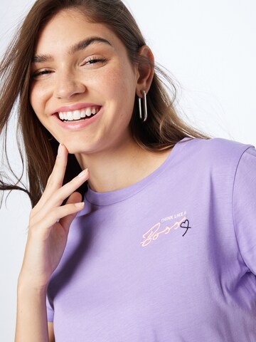 T-shirt 'Elogo' BOSS Orange en violet