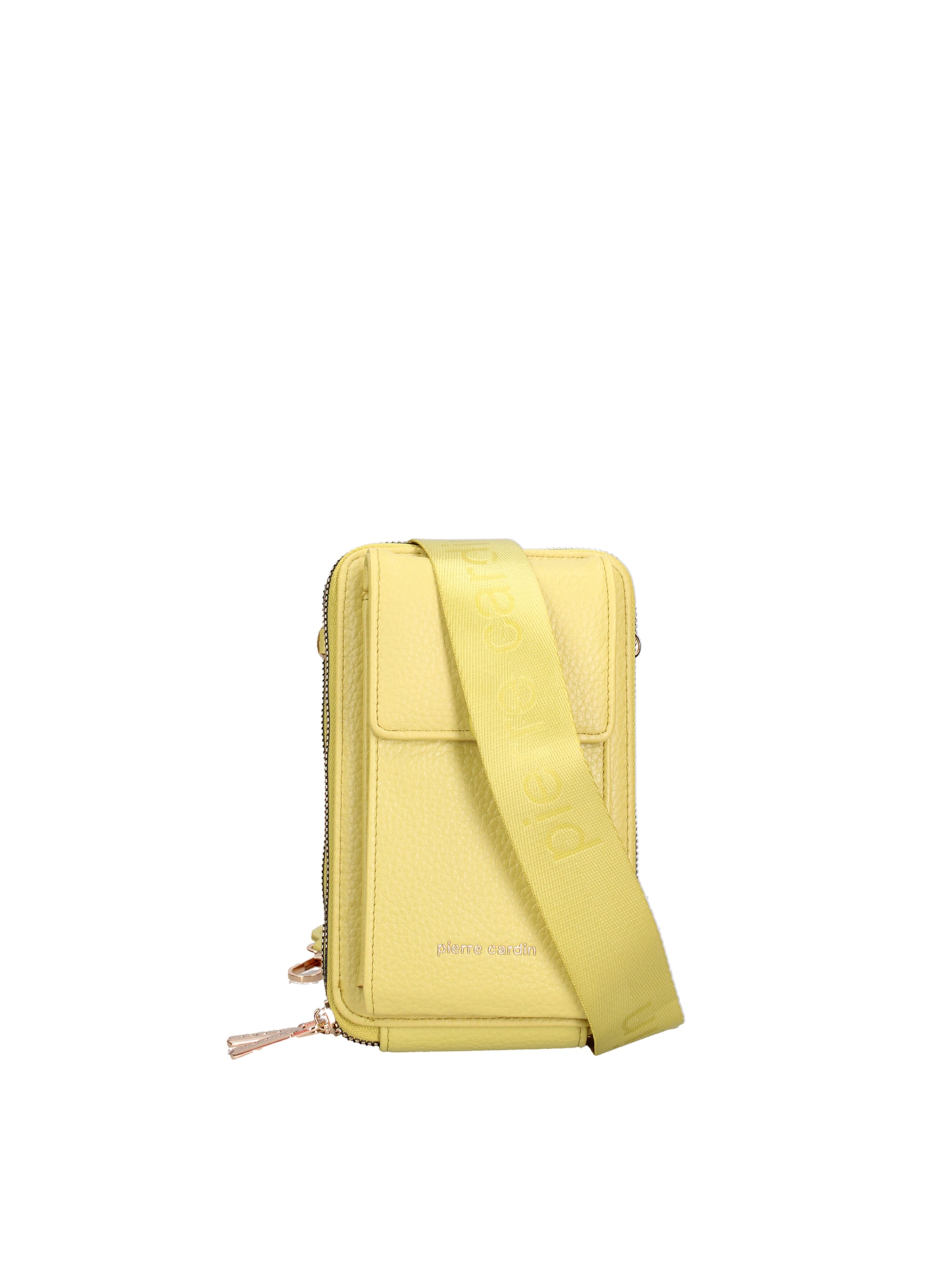 PIERRE CARDIN Smartphonehoesje in Geel: voorkant