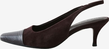 Escarpins à bride arrière 'Forever Comfort' Next en marron : devant