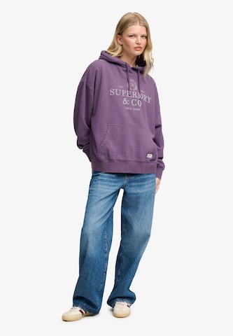 Superdry & Co Sweatshirt in Purple