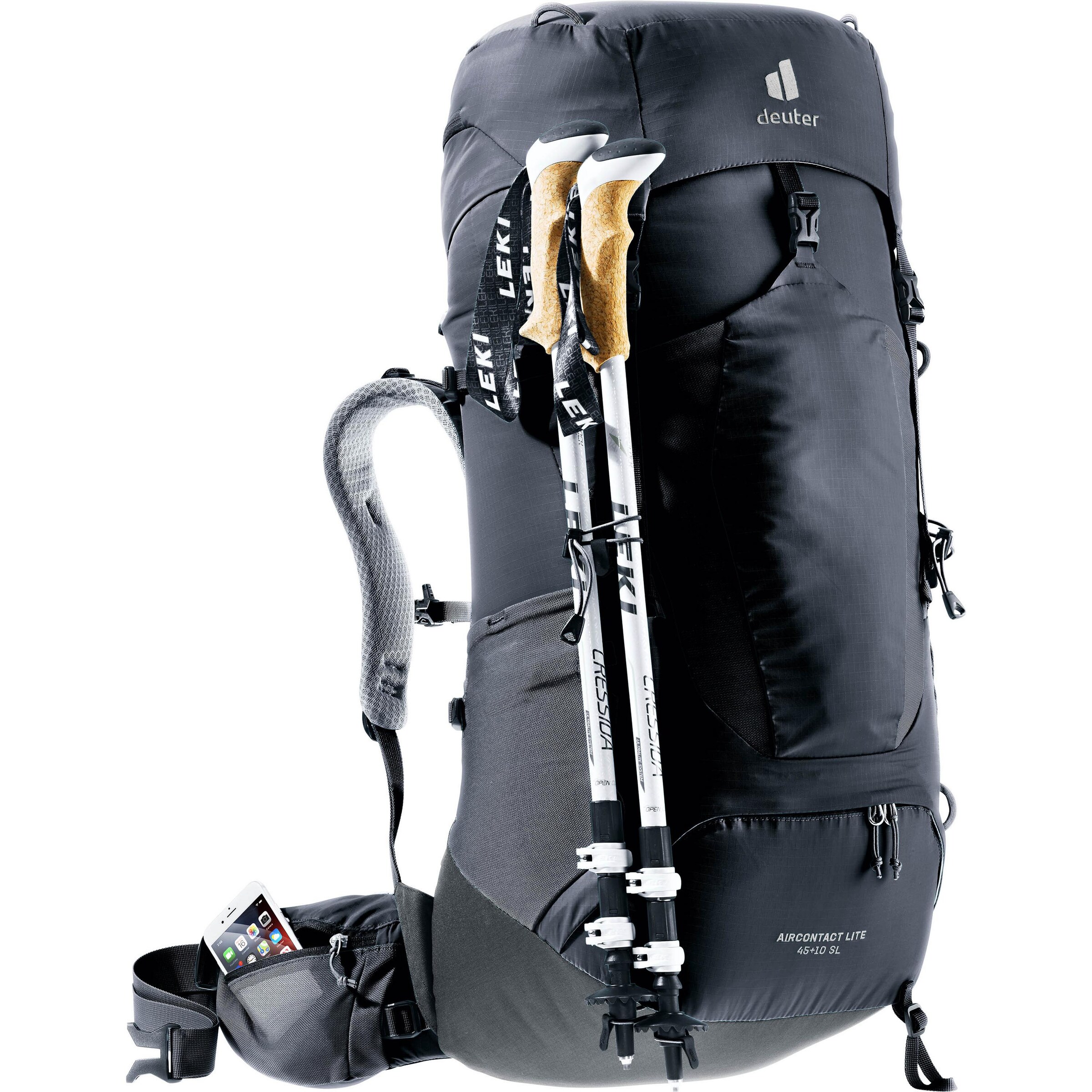 DEUTER Sports Backpack 'Aircontact Lite' in Grey