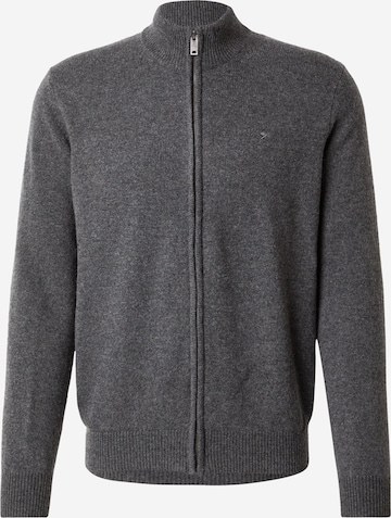 Hackett London Вязаная кофта в Серый: спереди