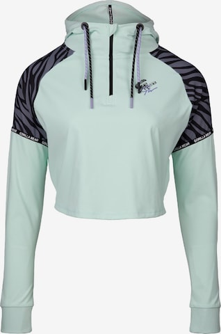 Gorilla Wear Sportief sweatshirt 'Zion' in Groen: voorkant