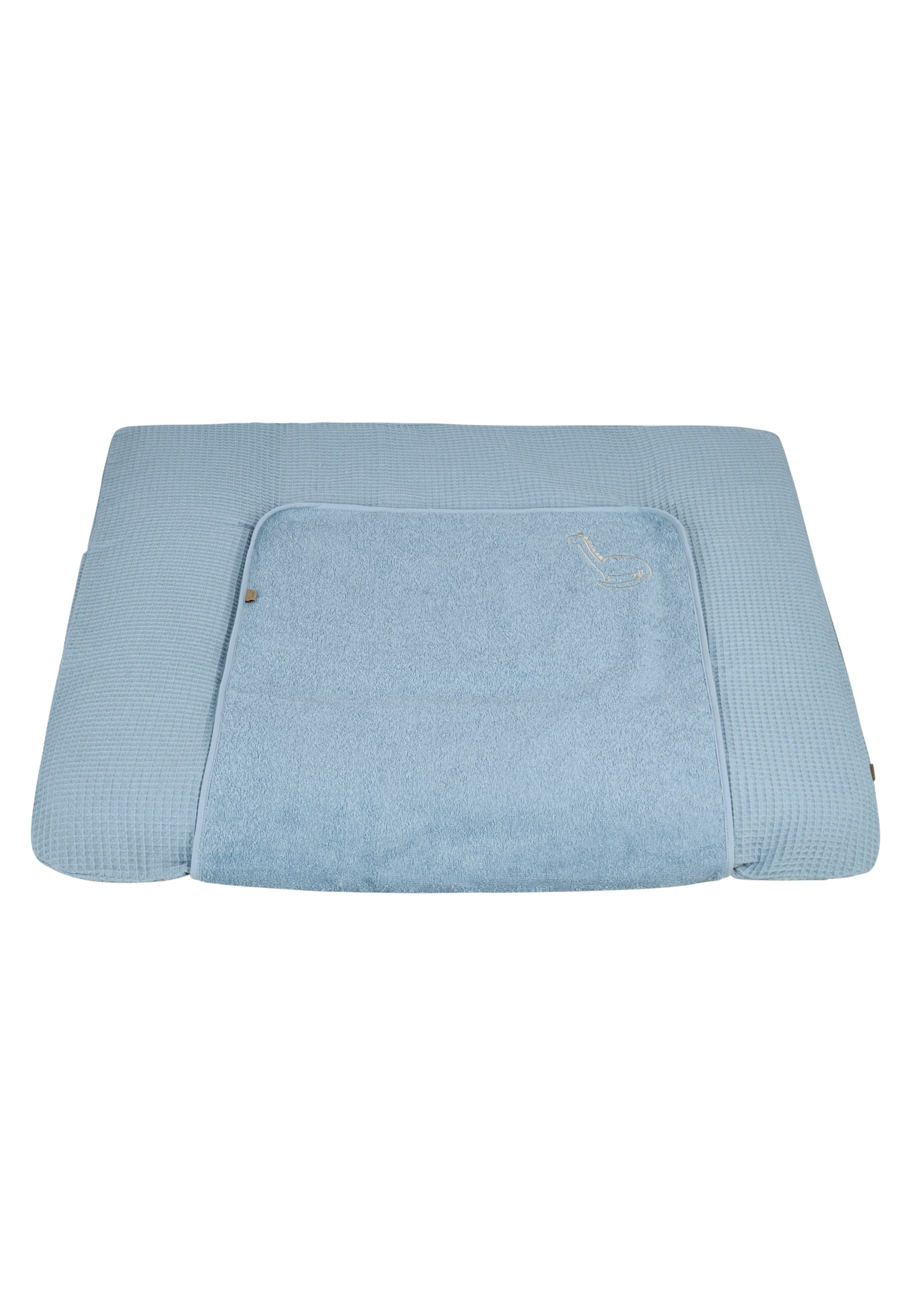 STERNTALER Wickelauflagenbezug 'DINO Rexi' in Blau: Vorderseite