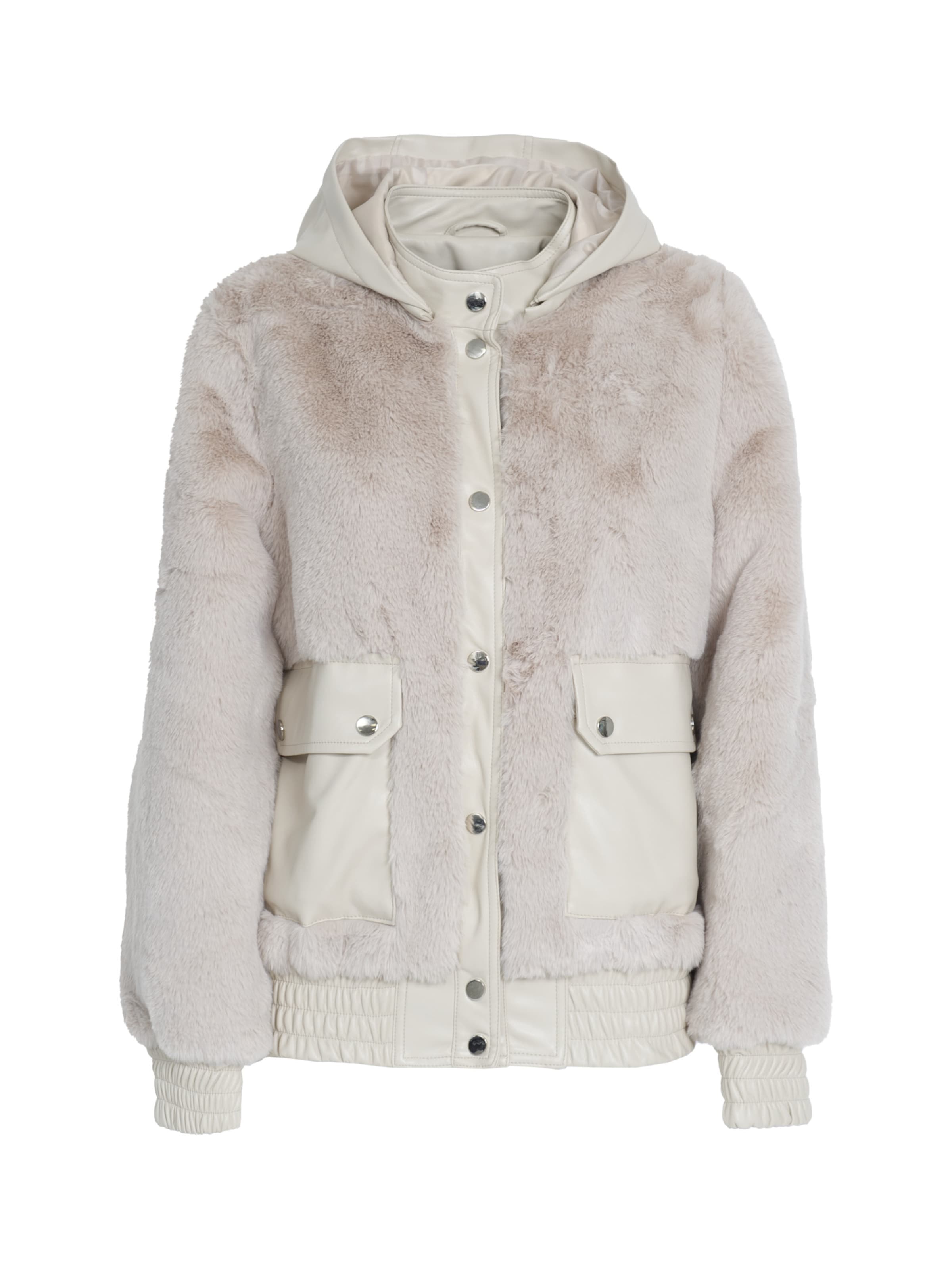 Giacca di mezza stagione di Influencer in beige: frontale