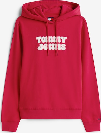 Tommy Jeans Sweater majica 'ESS' u crvena / bijela, Pregled proizvoda