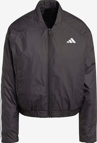 ADIDAS SPORTSWEAR Urheilutakki 'ESS' värissä musta: etupuoli