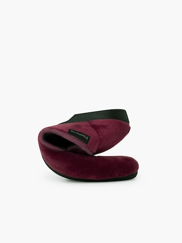 Pisamonas - Zapatillas de casa en rojo