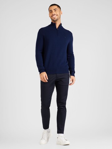 Hackett London Sweter w kolorze niebieski