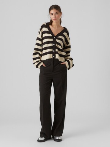 VERO MODA Knit Cardigan 'ELYA' in Black